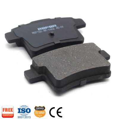 China Car Ceramic Brake Pad For GM SHANGHAI GL8 No Noise Brake Pads D1662 9009355 101.9*56.4*15.9mm for sale