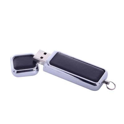 China Customized logo promotion gift brand china por mayor usb memory stick 8gb 16gb 32gb 64gb leather usb pendrive disk for sale