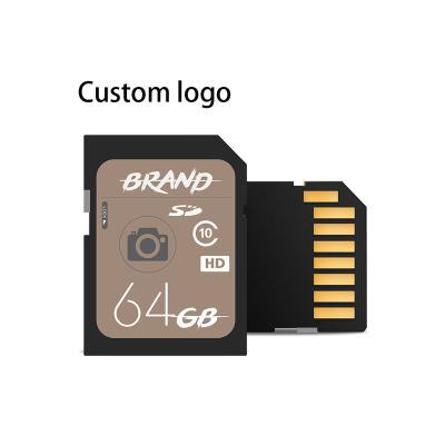 China Cucstom Logo Mobile Phone Memory Mini SD/TF Plastic SD Card 32GB 64GB 128GB 256GB SD Cards for sale