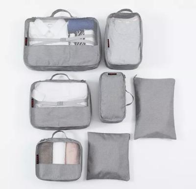 China Normcore/Minimalist Lightweight Travel Luggage Bag Set 7 Set Luggage Case Organizer Bag Travel Portable Package for sale