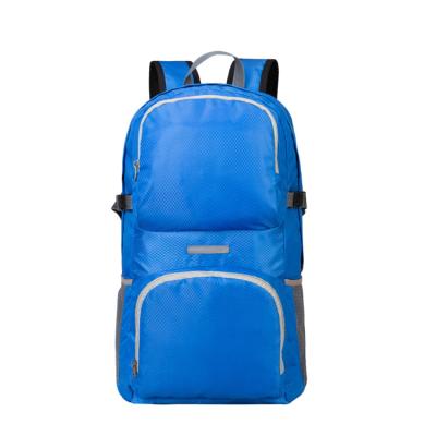 China Durable Outdoor Nylon Mountaineering Backpack Foldable Hiking Camping Backpack For Travel for sale