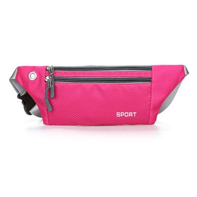 China Custom Thin Section Package Pussy Cell Phone Outdoor Sports Water Proof Polyester Nylon Nylon Sports Light Running Waterproof Waist Bag for sale