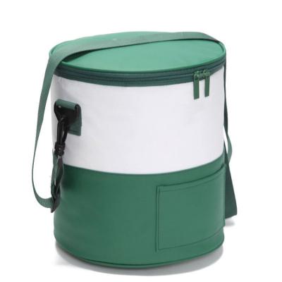 China Portable Lunch Bag Thermal Insulated Lunch Box Round Foil Cooler Bag For Outdoor Picnic WG-127 for sale