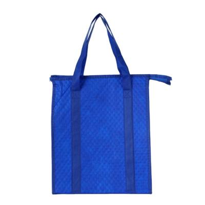 China to have long history factory high quality aluminum foil pp grocery wine cooler lunch bulk non woven bag WG-126 for sale