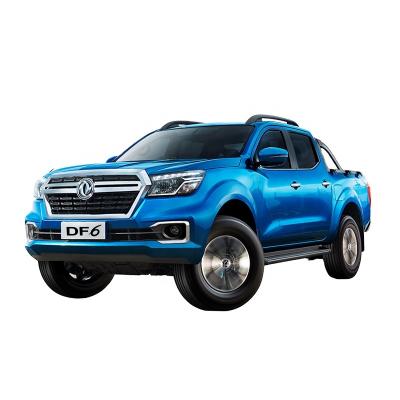 China Dongfeng RICH 6 diesel engine left hand leather 4x4 pickup truck with double cabin pickup for sale for sale