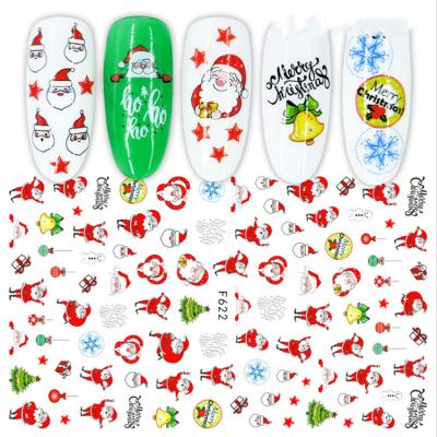 China Finger Nail Art Christmas Series Nail Art 3D DIY Stickers Nail Ornaments for sale