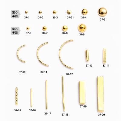 China Nail Beauty Products Nail Art Decoration Manicure Irregular Gold Rivet Nail Stickers Women Nail Art Accessories for sale