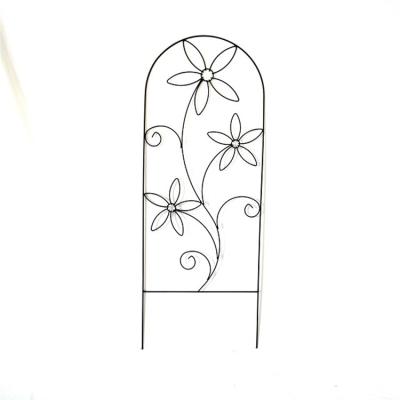 China Decoration Iron Galvanized Fence Tomato Plant Cage for Support Rose Metal Wire Garden Trellis for sale