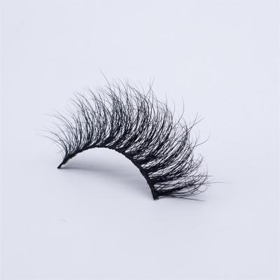 China Custom Strip Real Mink Lashes 3D Mink Eyelashes Logo Packaging Private Label Full of Wholesale 100% Natural Cotton Hand Made Black Strip for sale