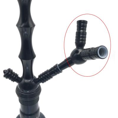 China Shisha Pipe& Portable Accessories Hookah Adapter With Grommet For Shisha Outlet Appliance Chicha Hose Narguile Water Pipe One To Two DIY Sheesha Accessories for sale