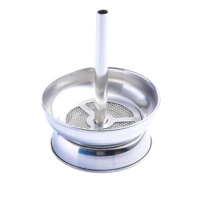 China Silver Metal Hookah Bowl Charcoal Holder Shisha Tobacco Container Shisha Sheesha Cachimba Narguile Water Pipe Accessories for sale