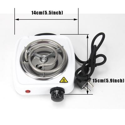 China Metal Shisha Charcoal Burner 500W Stove Cooking Appliances Portable Coffee Heater Chicha Heater Electric Travel Iron Hot Dish Burner EU Plug for sale