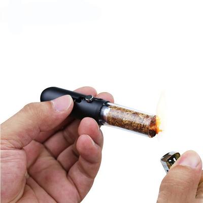 China New MJ420 Minimalist Telescopic Smoking Pipe Creative Portable Metal Cigarette Filter Pipes Can Dry Burn Tobacco Leaves Weed Props for sale