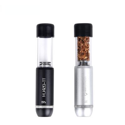 China New Minimalist Telescopic Smoking Pipe with Herb Filter Screen for Dry Burning Weed Leaves Portable Tobacco Smoking Accessories for sale