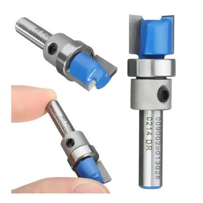 China 1/4 shank Straight Flute Flush Trim Pattern Router Bit Cutter for sale