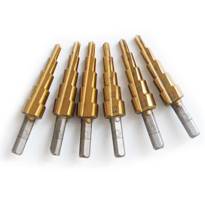 China Multi-Function Hole Opener Metal Punching Special Steel Cone Reamer Stainless Steel Universal Stepped Drill Bit for sale