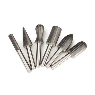 China 6pcs Engraving Bit Milling Cutter Burr Rotary Burr Set For Metal Plastic Wood for sale