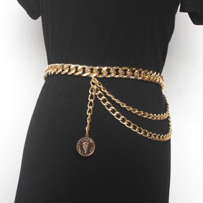 China Fashion New Fashion Pants Belt Clothing Accessories Waist Hip Hop Chain Chain Multilayer Tassels Shape Scarf Jewelry Special Gift Appearance for sale