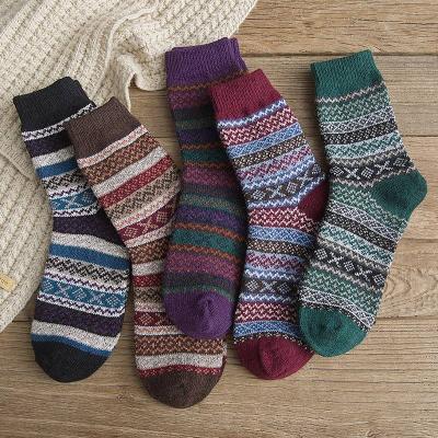 China QUICK DRY Quality Guaranteed Winter Boots Wool Sheep High Wool Socks Crew Casual Thick Breathable Knitted Eco-Friendly Quick Dry for sale