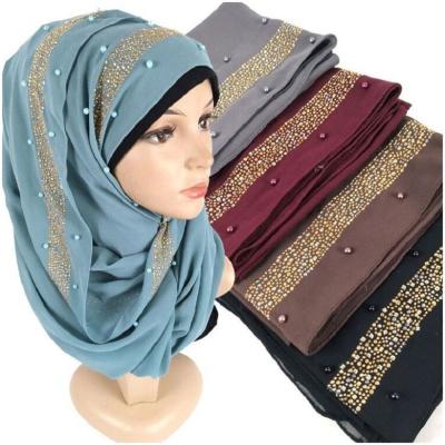 China Ethnic Accessories Wholesale Soft Smooth Chiffon Feeling Hijab Scarf Other Scarves Shawls For Women for sale