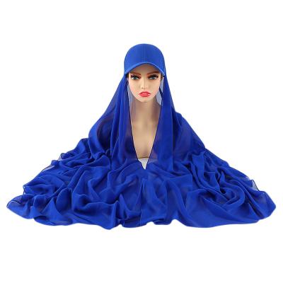 China Fashionable And New Chiffon Stay Pashmina With 19 Colors Chiffon Scarves Hijab Malaysian Hijab Muslim Women's Bawal Shawl Kencana Sulam Shawl for sale