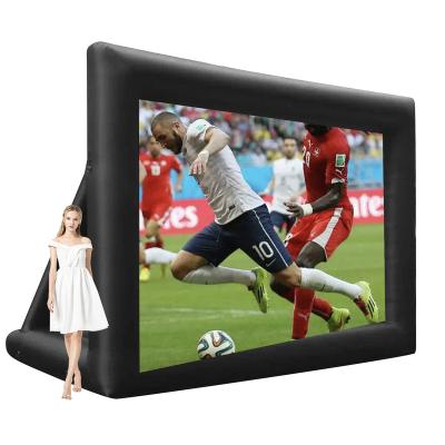 China PVC 2023 Hot Sale Cheap Party Cinema Use Inflatable Movie Projector Screen for sale