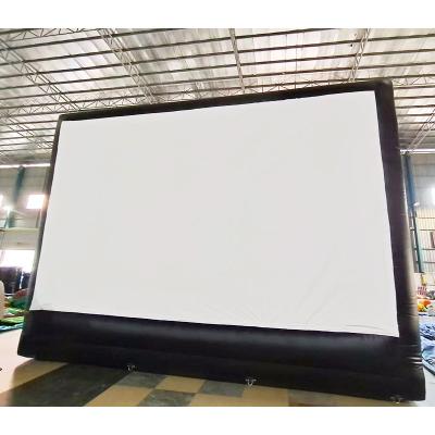 China Outdoor cheap pvc 20ft projector inflatable foldable movie theater for sale for sale