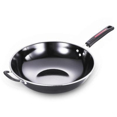 China 2022 Sustainable Paragraph Best-selling Iron Refined Industrial Kitchen Take Care Of Stainless Steel Frying Pan for sale