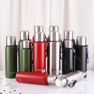 China Sustainable Printing 1500ml Custom Double Wall Stainless Steel Vacuum Insulated Unique Shaped Sports Water Bottle for sale