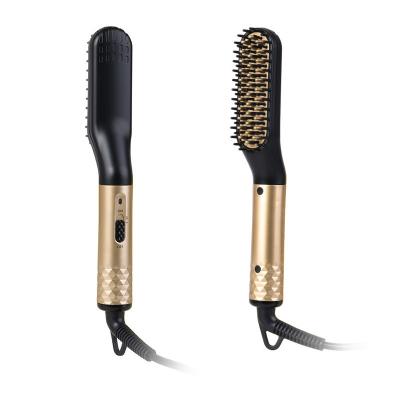 China Home Ceramic Rubber Electric Beard Comb With Insulated Handle Which Can Make You Super Handsome for sale