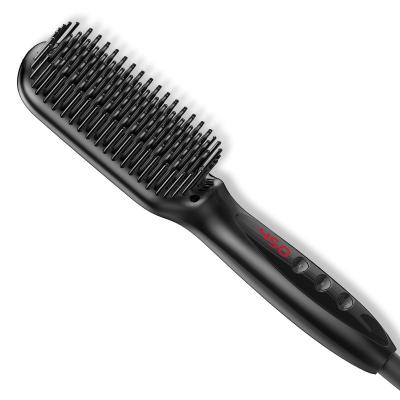 China Comb+Ionic Beard Brush Men Beard Comb+Massage Straightening Comb, Anti-scald Feature Portable Beard Brush for sale