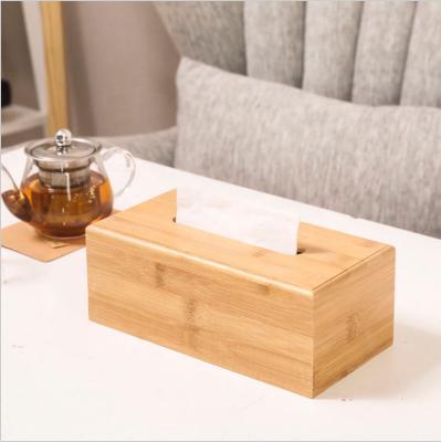 China Box for Napkins& Hot Sale Amazon Tissue Box Modern Laser Carving Bamboo Tissue Box Holder Customized Bamboo Tissue Box for sale