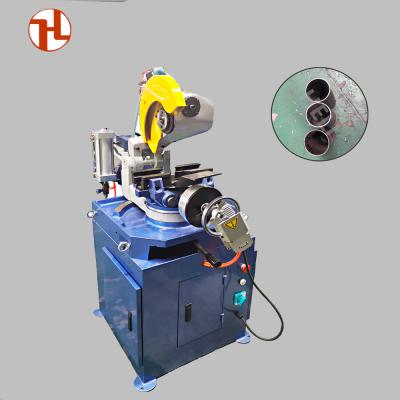 China Building material shops chinese manufacturer sell pneumatic semi automatic metal pipe cutting machine for 1 inch stainless steel pipe and steel pipe for sale