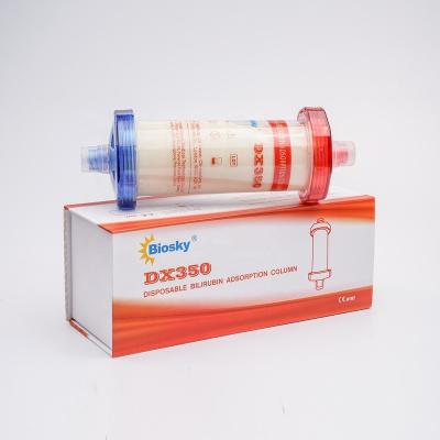 China Medical Treatment Disposable Medical Hemoperfusion Cartridge For Hemodialysis Room for sale