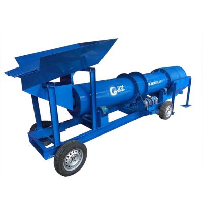 China Equipment high efficiency mineral processing equipment trommel drum washing scrubber for gold washing plant for sale