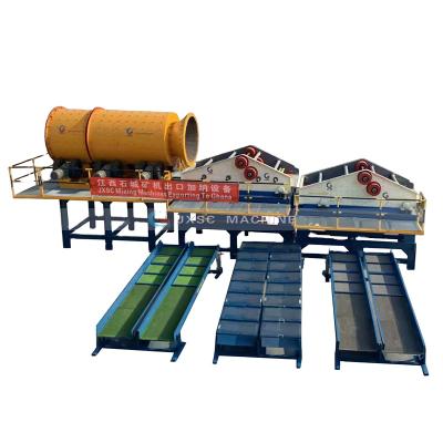 China For Setter / Alluvial Gold Washing 2019 New Mobile Mineral Separator Scrubber Washing Machine Gold Trommel for sale