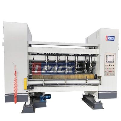 China Full Automatic Food OR Servo Blade Slitter Marker Slim Wrapping Machine For Corrugated Cardbaord Paper Box Production Line for sale