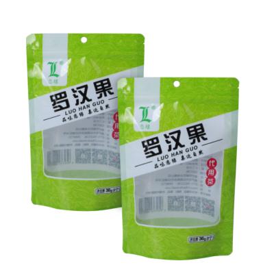 China Product Packaging Window Color Packing Bag Mangosteen Flower Tea Snack Sugar Iced Fruit Transparent Hard Bag for sale