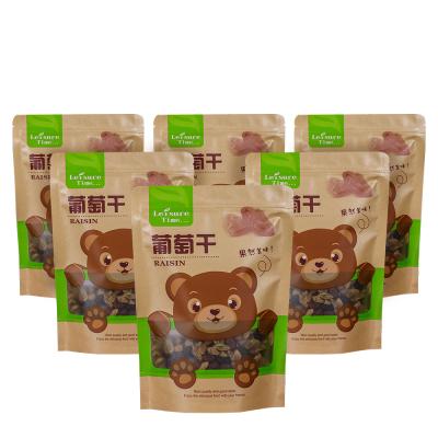 China Product Packing List 2021 Classic New Design Reusable Comic Raisin Kraft Pouch for sale