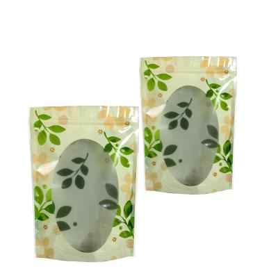 China Recyclable Yellow Flower Four-color Flower Comic Design Color Print Fashion Pouch for sale