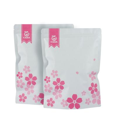 China Product Packaging Factory Direct Selling Food Grade Cherry Blossoms Aluminized Stand Up Pouch for sale