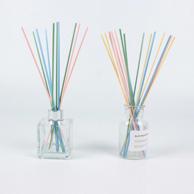 China Stocked Colorful Fiber Reed Aroma Diffuser Stick Core Solid Aroma Air Freshener Stick for sale