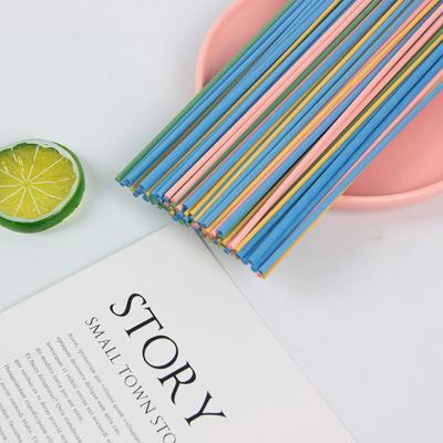 China Factory Supply Wholesale Stocked Colored Fiber Reed Sticks For Aroma Diffuser for sale