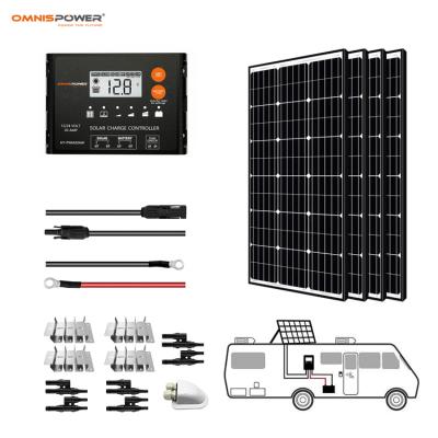 China Other RV Kits 40A MPPT Charge Controller Newest Products Mono System 400W Mono Solar DC 12V/24V Omnis Auto Power /OEM 24hours 25years for sale