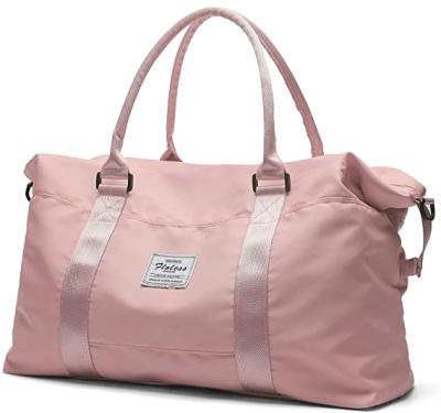 China Fashion Luggage Bag, Sports Bag, Fitness Bag Suitable For Ladies With Wet Pocket And Wheelbarrow Cover for sale