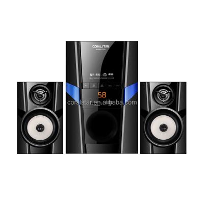 China 2.1 Channel Professional Plastic Coralstar Home Theater Speakers for sale