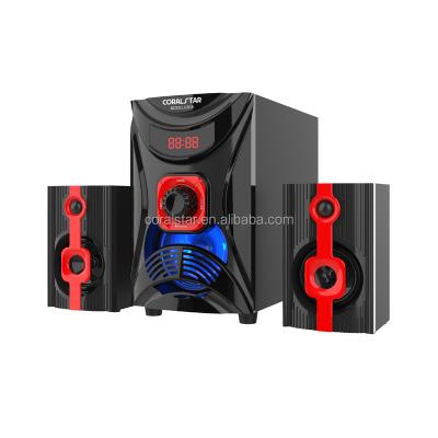 China Plastic Factory Direct Home Theater 2.1 Speaker Home Audio System for sale