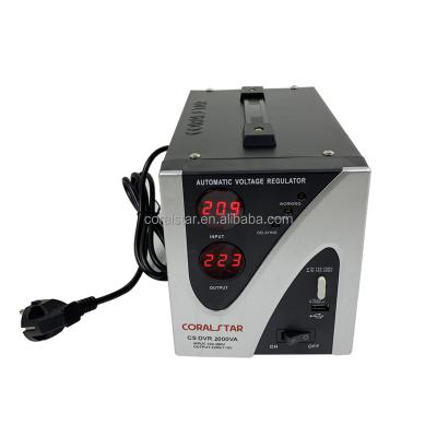 China 2000W Automatic Voltage Factory Price AC Power Supply Voltage Regulator Stabilized Stabilizer for sale