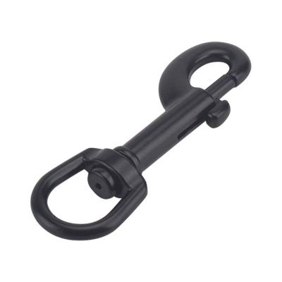 Κίνα Άμεση περιστροφή μετάλλου Snap Black Carabiner Hook για την αγορά της βαριάς βιομηχανίας προς πώληση