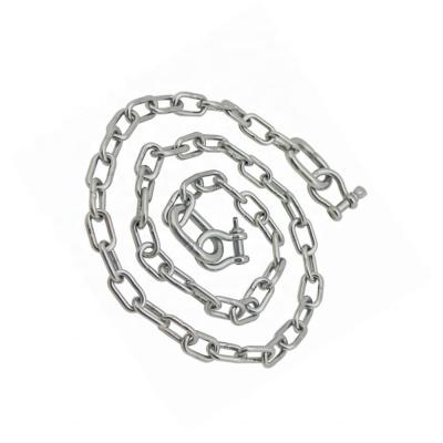 China Din763 High Tensile Steel Link Chain Stainless Steel Short Link Anchor Chain For Industrial for sale